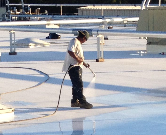 Spray On Silicone Roof Coating New Orleans 